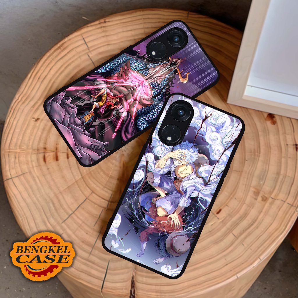 (BS34) Softcase Kilau Oppo Reno 8T | Casing Hp Oppo | Pelindung Smartphone Bengkel Case | Luffy