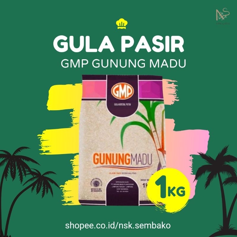 

Gula Pasir GMP 1 KG - Gula Putih Gunung Madu | Gula Tebu - Gula Kristal Putih