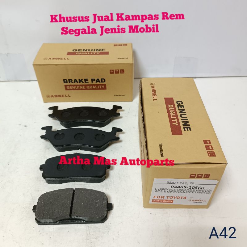 KAMPAS REM DEPAN STARLET KOTAK EP70 EP71 BRAKE PAD STARLET EP70 EP71
