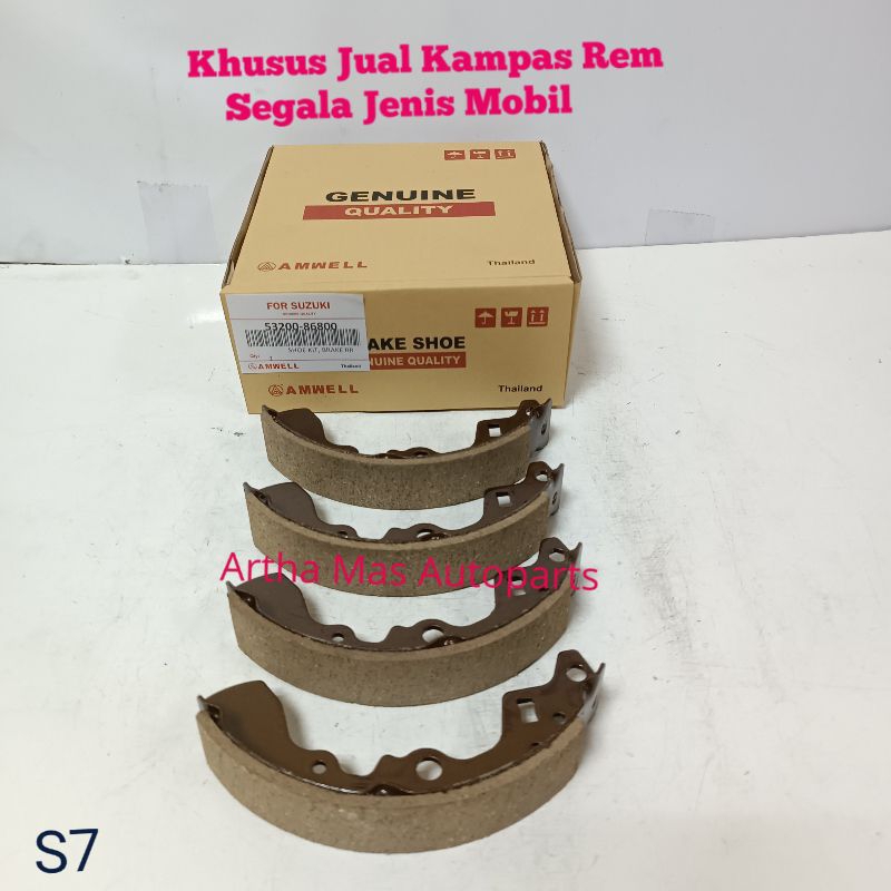 KAMPAS REM BELAKANG FORSA TAHUN LAMA tipe GL GLX BRAKE SHOE FORSA LAMA TIPE GL GLX