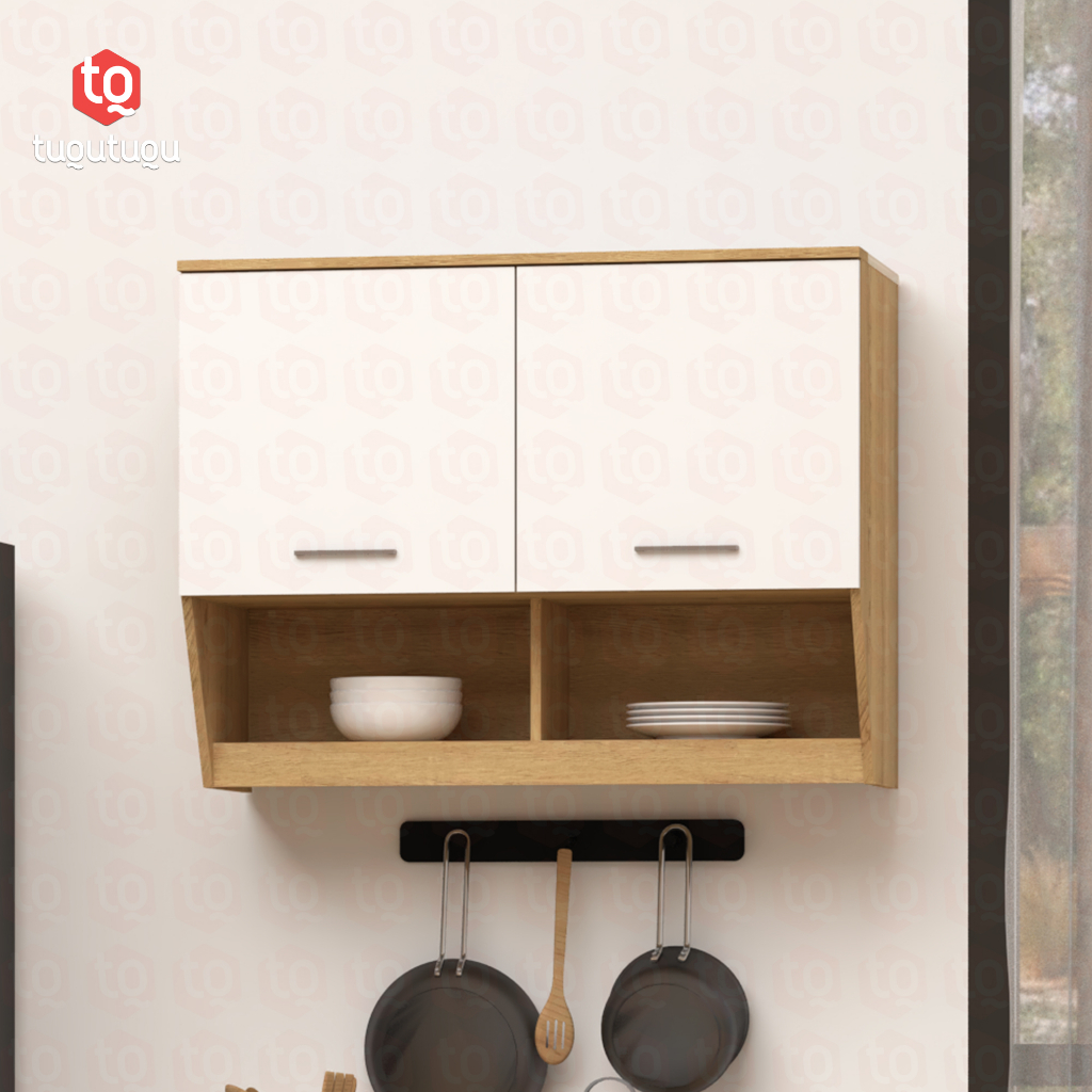 DERYL Lemari / Rak / Bufet Gantung Dapur Kitchen Wall Cabinet 2 Pintu