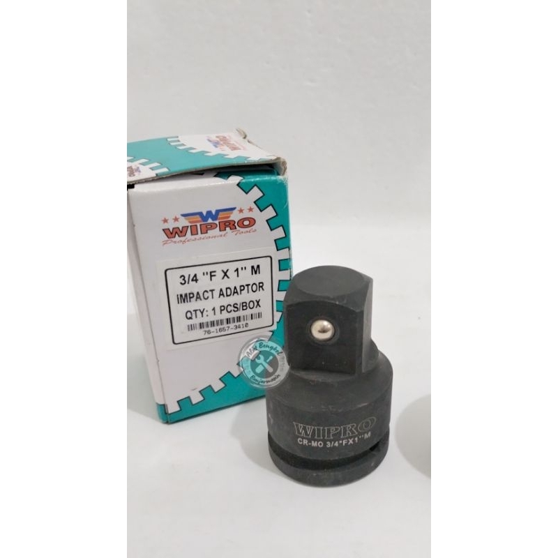 ADAPTOR SOK IMPACT WIPRO 3/4"F X 1"M || IMPACT ADAPTOR SOCK WIPRO