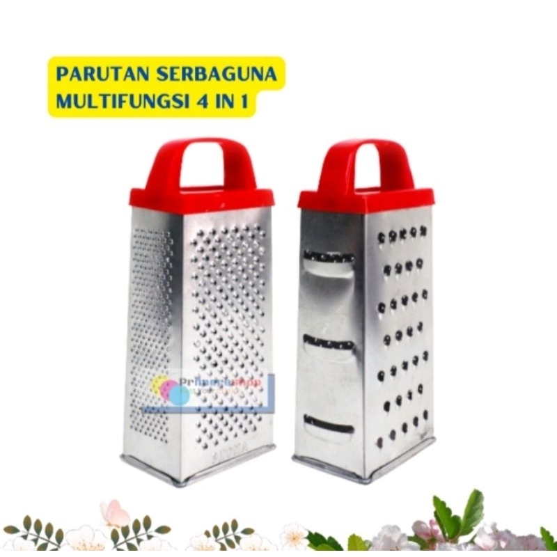 Parutan Menara Multifungsi Stainless / Parutan Kelapa Wortel Keju