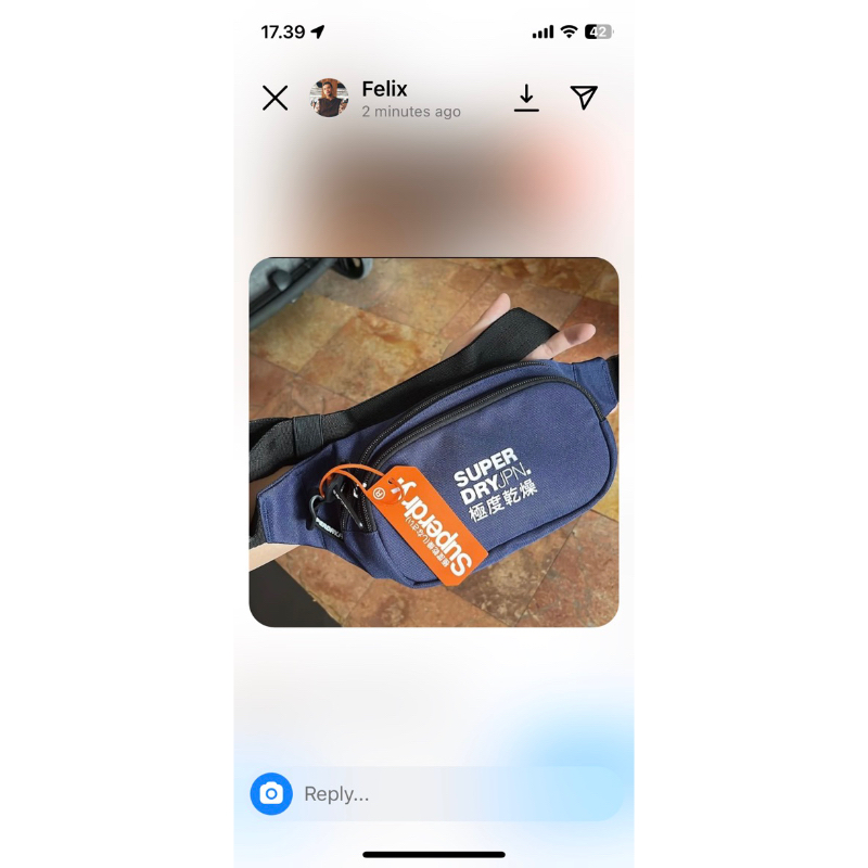 Waist bag bum bag superdry Original by lnstagram Lqtokk