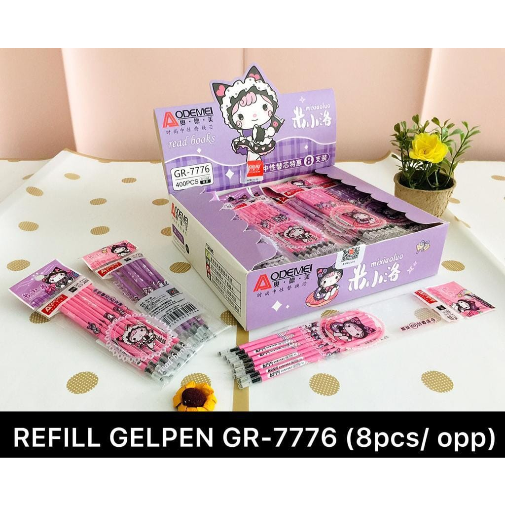 

(8pc) ISI GEL REFILL TINTA PEN GEL PENGGANTI ISI ULANG