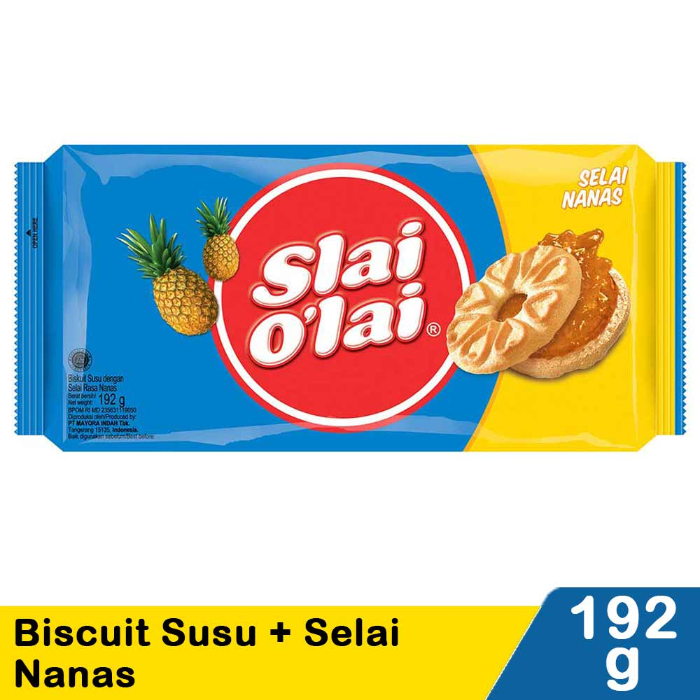 

BISKUIT SLAI OLAI NANAS 1 PACK 192 GR