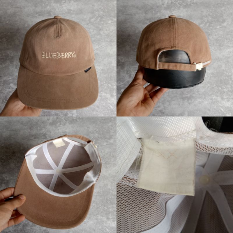 topi blueberry setelan rell