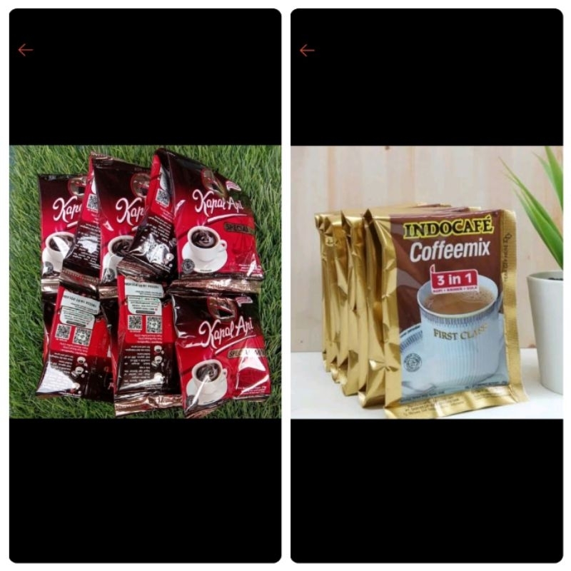 

Kopi instan renceng (per 2 renceng)