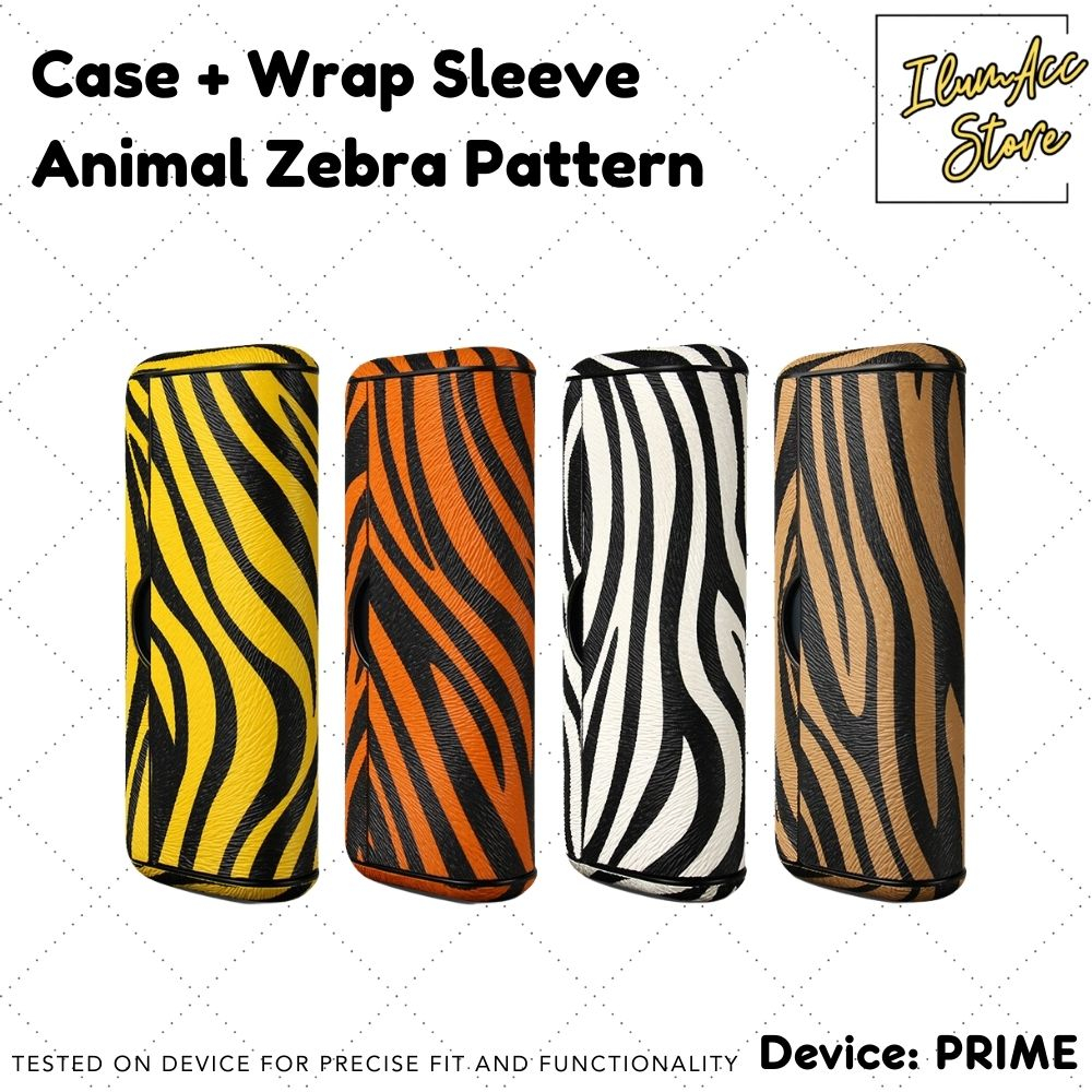 Case and Wrap Set Animal Pattern Zebra for x~IlumaPrime~x