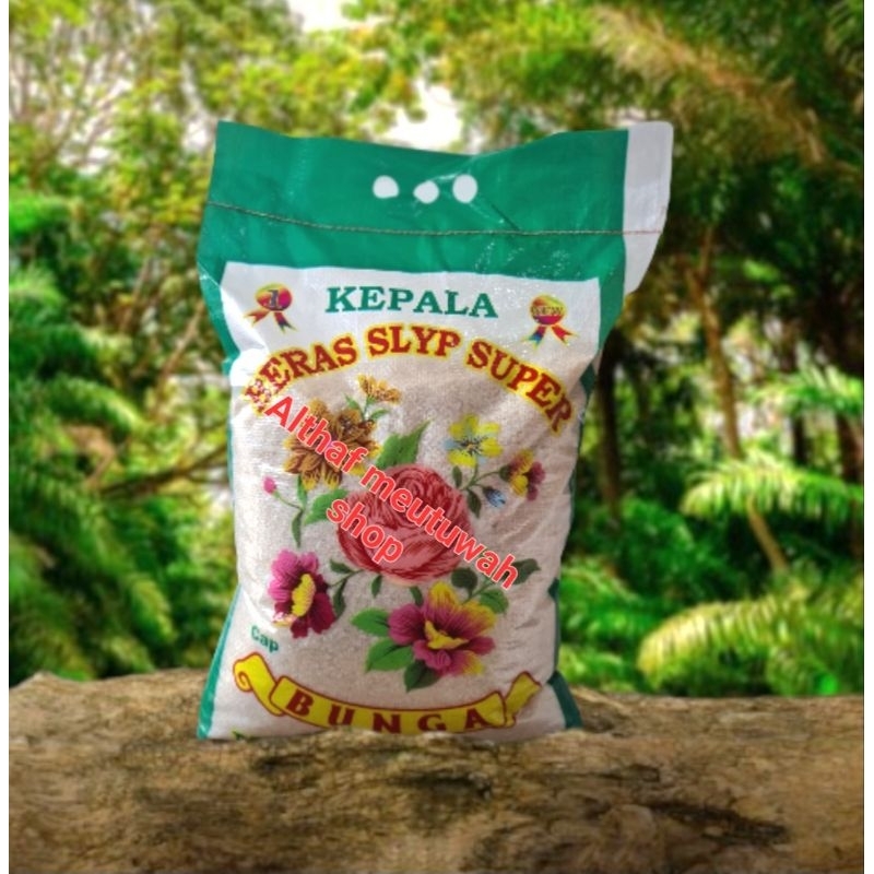 

Beras cap Bunga grade A premium 5kg 10kg Dan 20kg