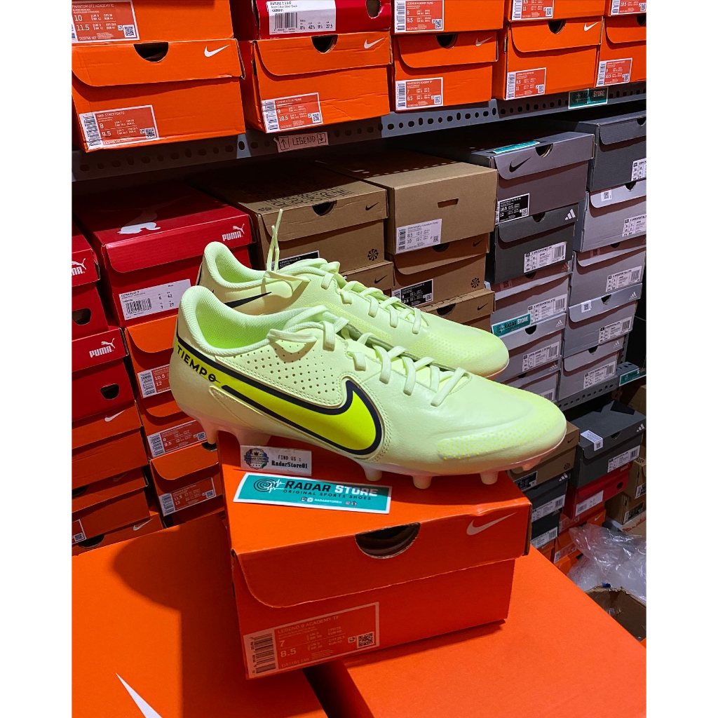 Sepatu Bola Nike legend 9 academy fg Volt DA1174-705 Original BNIB