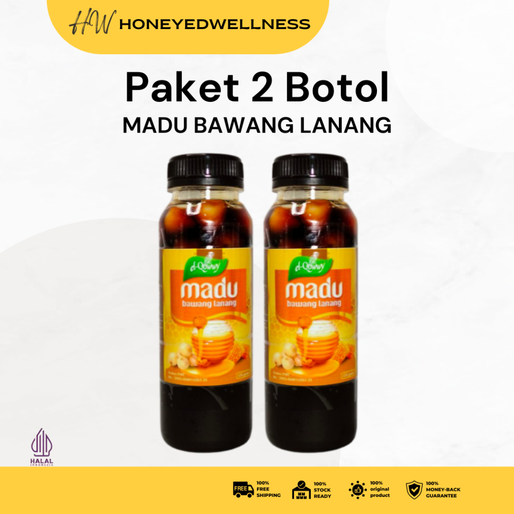 

Paket 2 Botol Madu Bawang Lanang ELQOWWY 335gram Madu Bawang Putih Tunggal Atasi Kolesterol Darah Tinggi