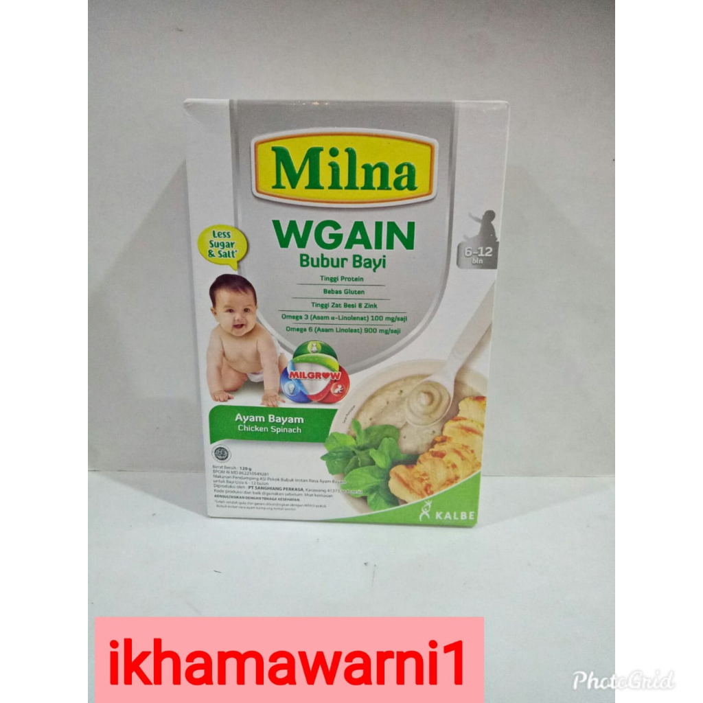 Milna wgain bubur bayi
