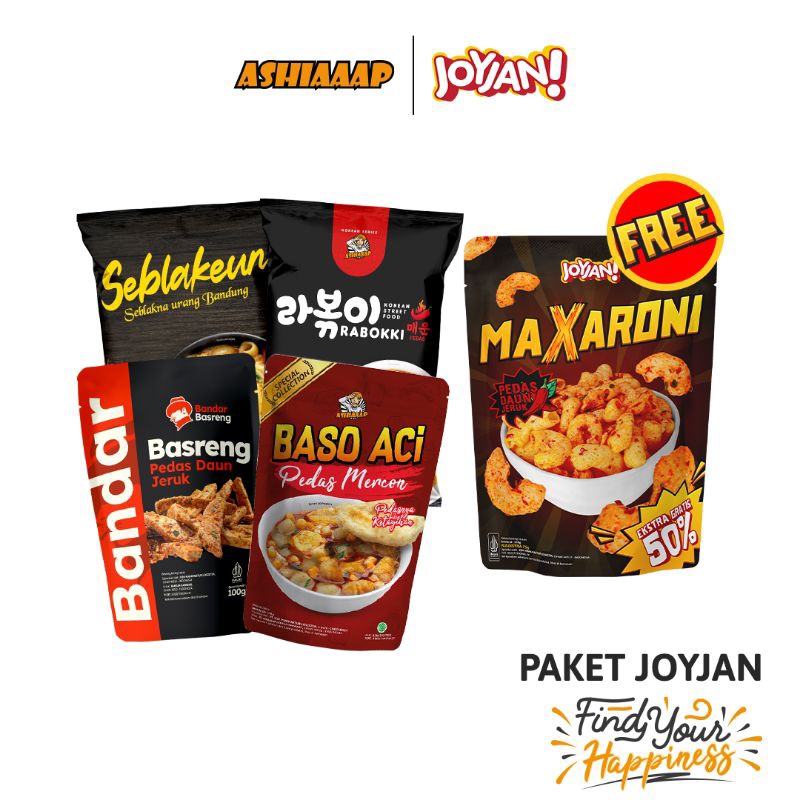 

Ashiaaap Paket Joyjan Snack Hits Gratis Maxaroni