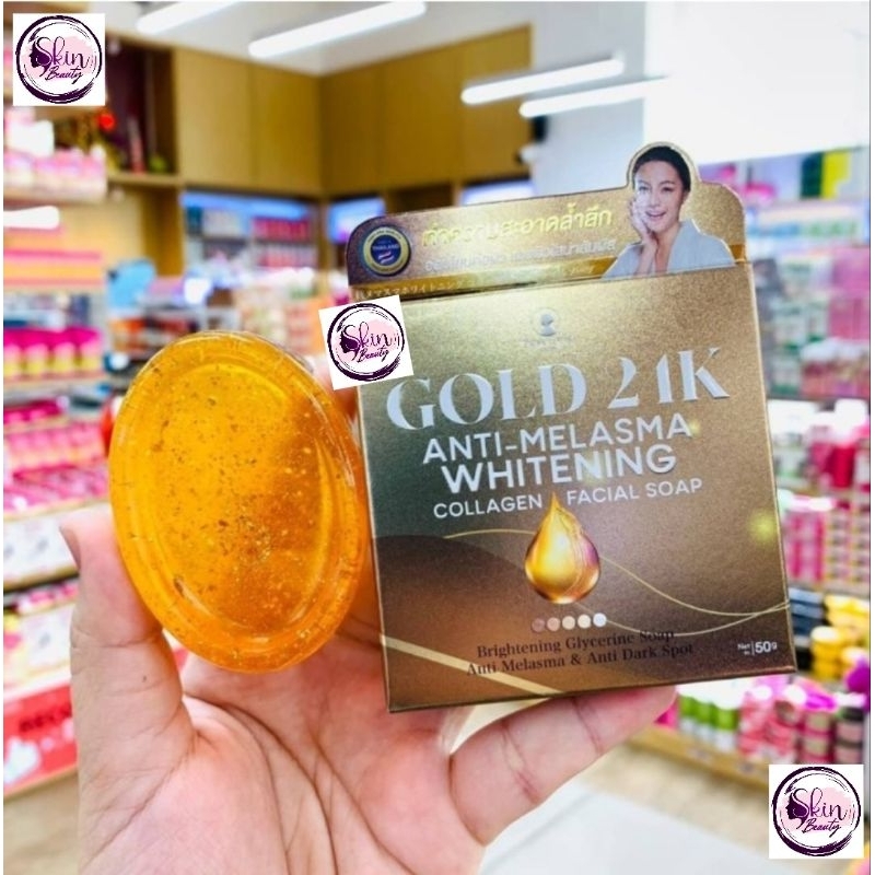 Precious Skin Gold 24k Anti Melasma Facial Soap Anti Original Thailand