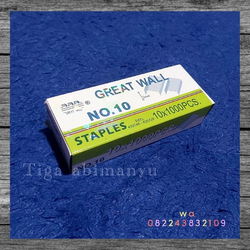 

Isi staples Great wall no 10