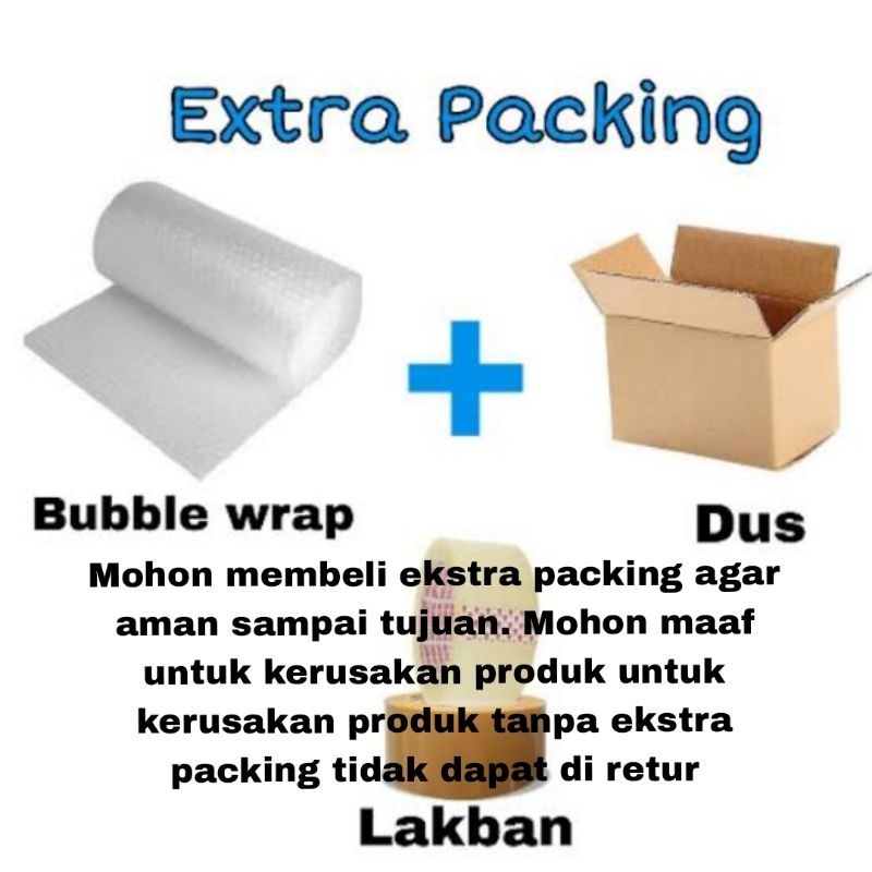 

Ekstra Packing/Tambahan Packing/Packing kardus dan bubble