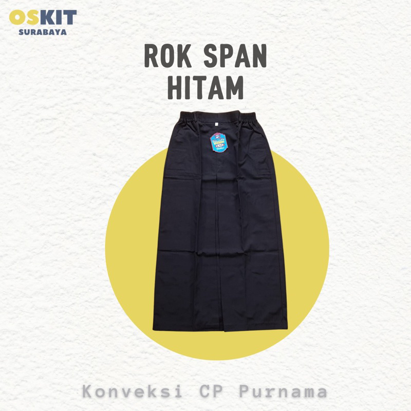 [OSKIT.SBY] Rok Span Hitam Seragam CP Purnama | Atribut Ospek | Seragam Ospek | Ospek Kit Surabaya