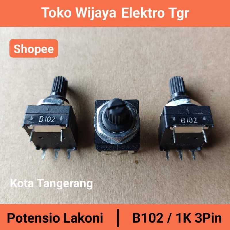 Mesin Las Sparepart | Potensio B102 Potensio 1K Mesin Las Lakoni