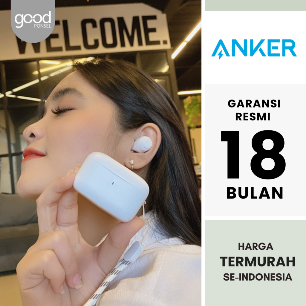 TWS Anker Earbuds Soundcore Life P2i A20i Termurah Bergaransi 18 Bulan