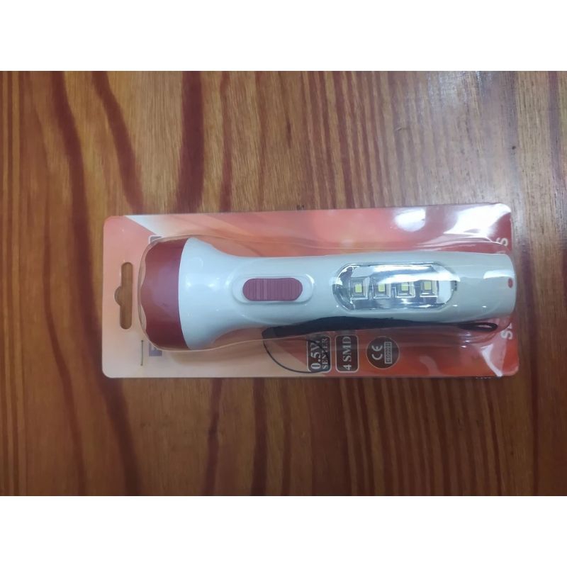 SENTER FOX GE 106 0,5 watt 4SMD LeD Charge Rechargeable Cas Baterai