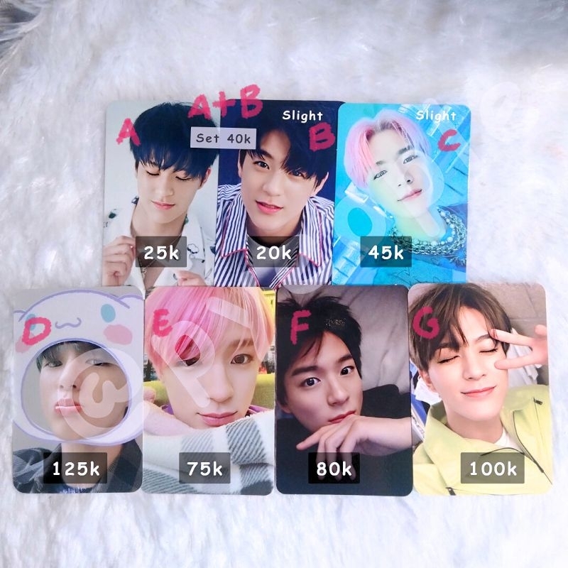 PHOTOCARD PC OFFICIAL JENO NCT MD 6TH ANNIV REPACK LD GLIMO R1 SANRIO ACRYLIC POUT JENO SELIMUT EMPH