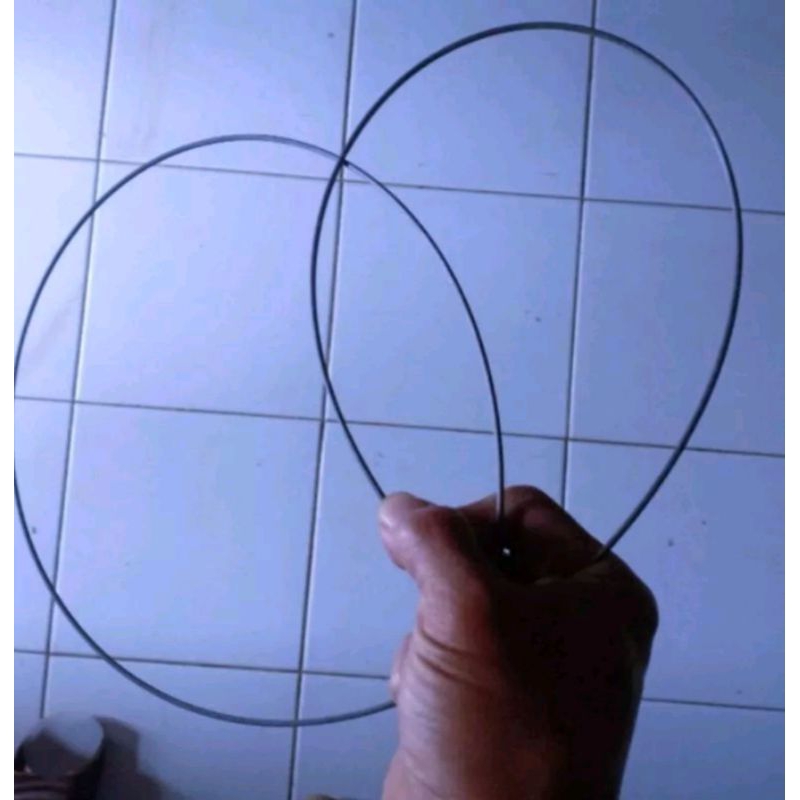 Bahan joran telkom hitam 2,5 mm 2 meter