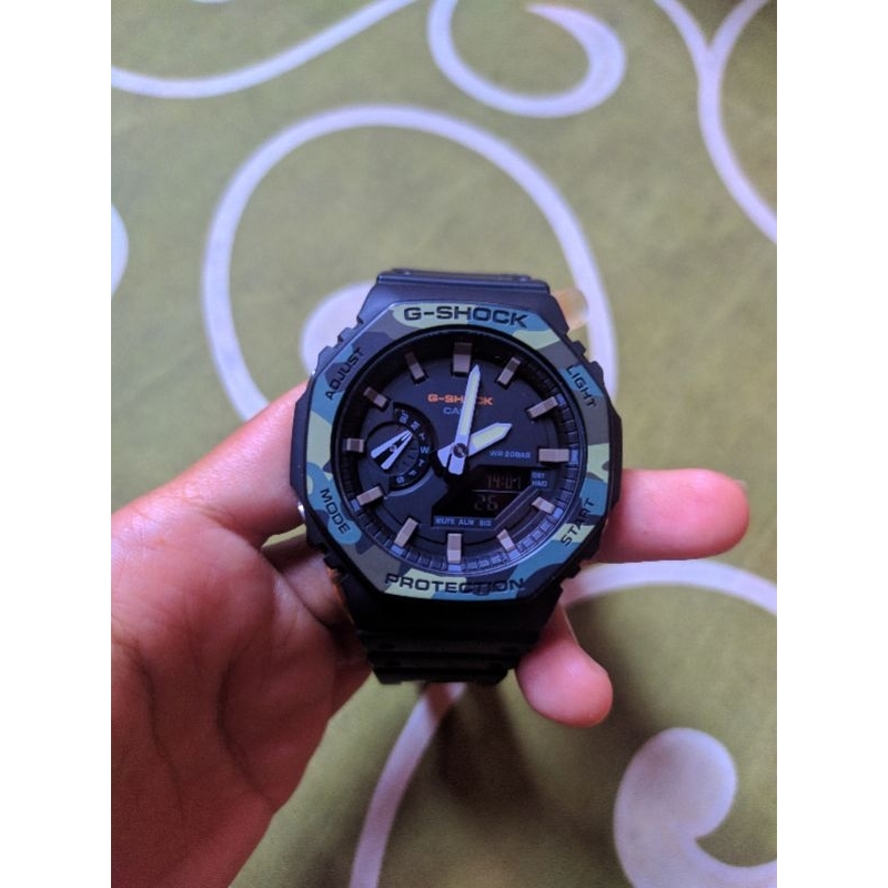 Gshock GA-2100SU-1ADR bekas/second original