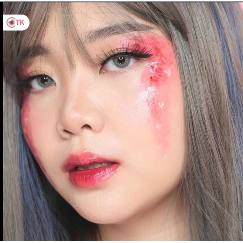 READY MAKASSAR - SOFTLENS DUBAI GALAXY GREY 14.5mm