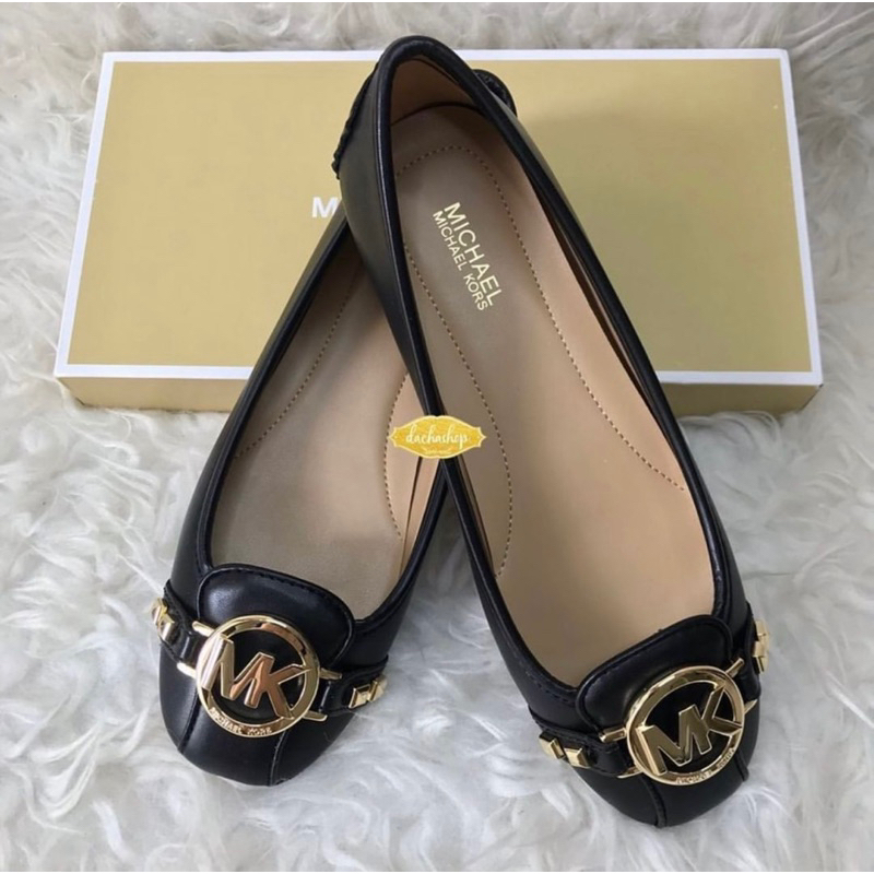 Michael Kors Fulton Flat Shoes Black Studded