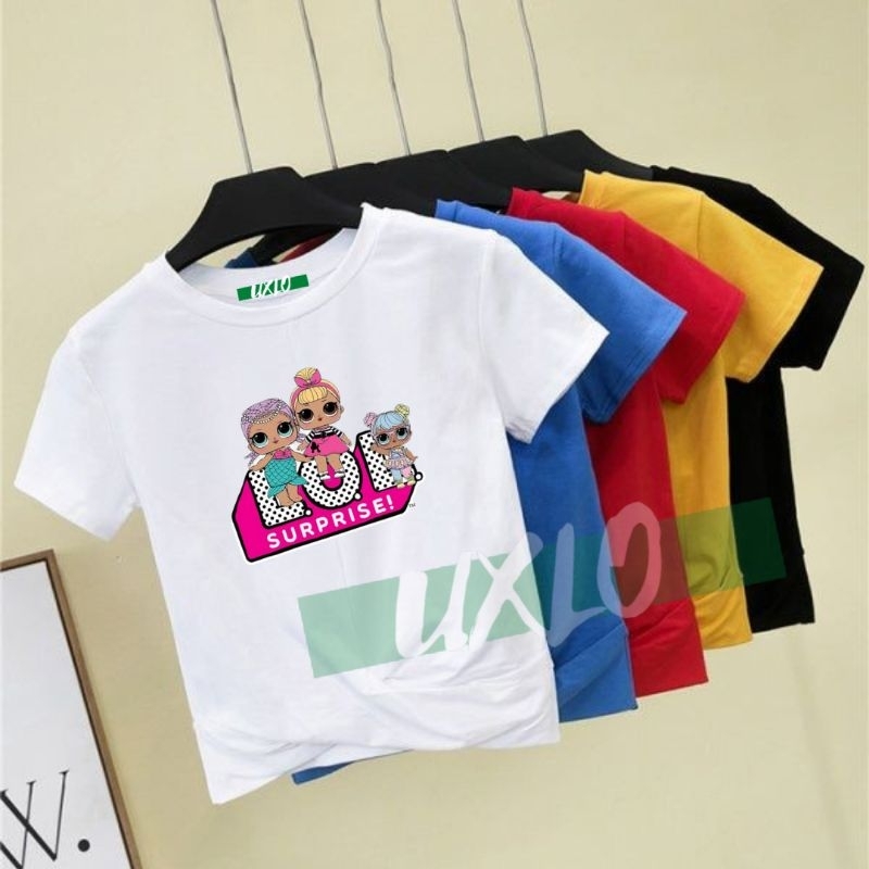 Kaos Anak Perempuan Lol Surprise Murah Umur 2 sampai 15 Tahun Uxlo Fashion