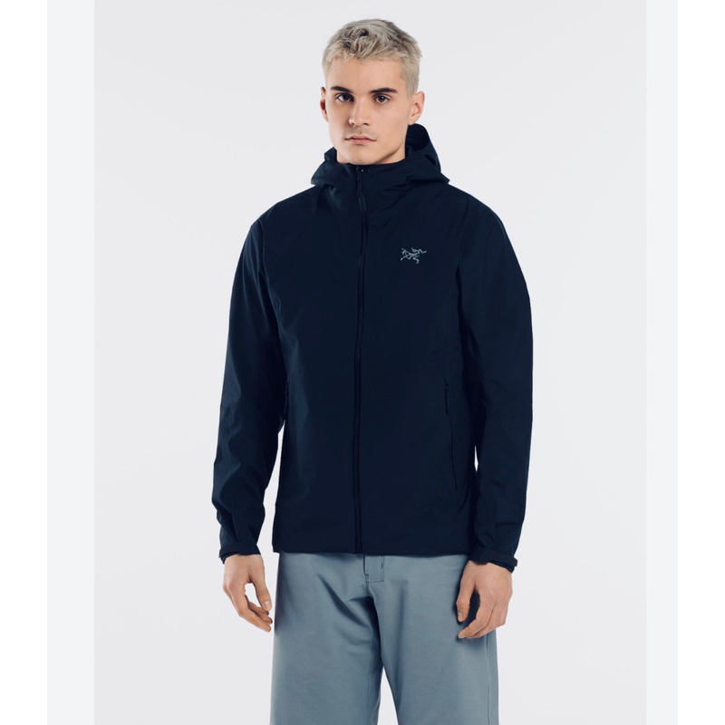 Arcteryx Kadin Hooded Goretex Jacket In Navy