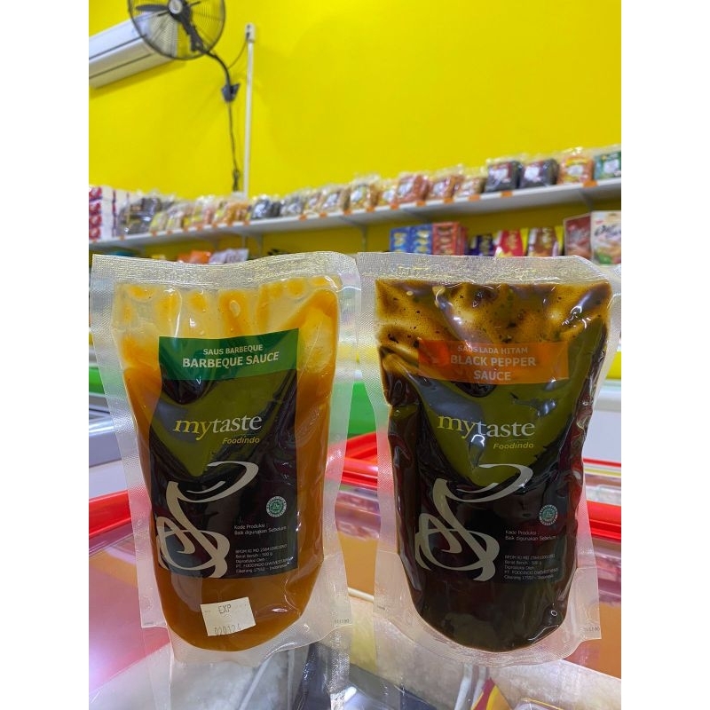 

Mytaste blackpaper & bbq saus 500gr & teriyaki saus