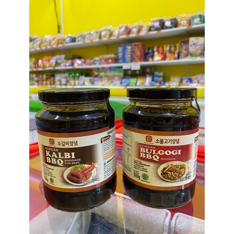 

Jinsung korean kalbi bbq & bulgogi bbq 500gr