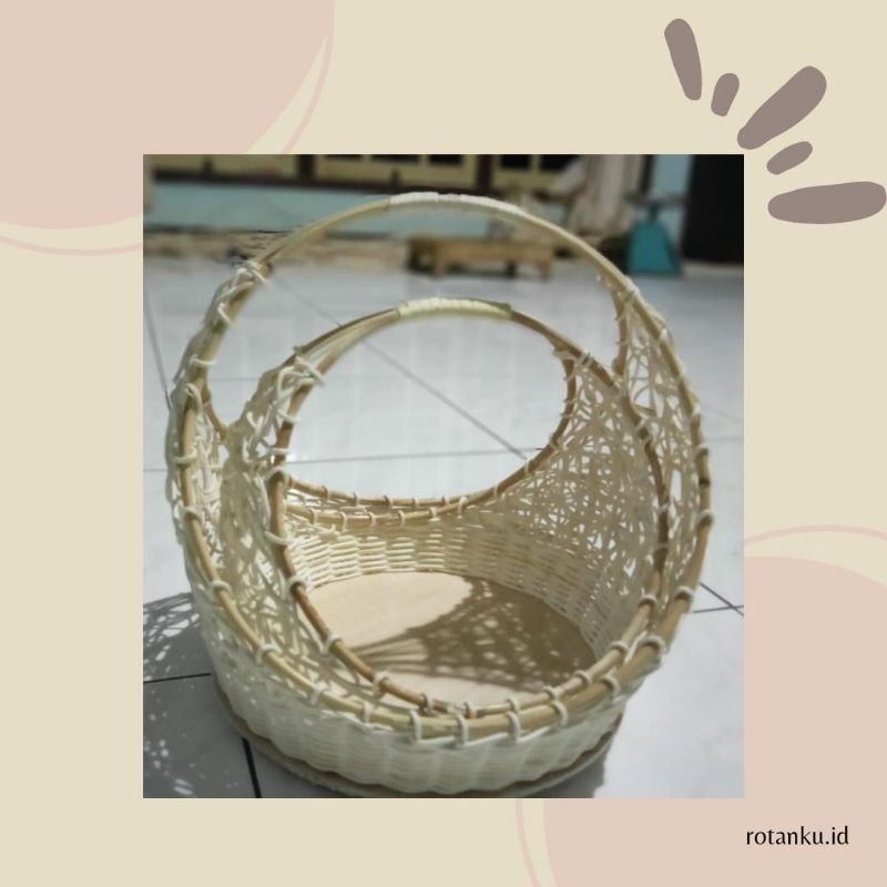 [TERMURAH] Parcel Rotan Hantaran pernikahan, lebaran,sembako,buah Isi 2 Pcs Termurah Terbaru