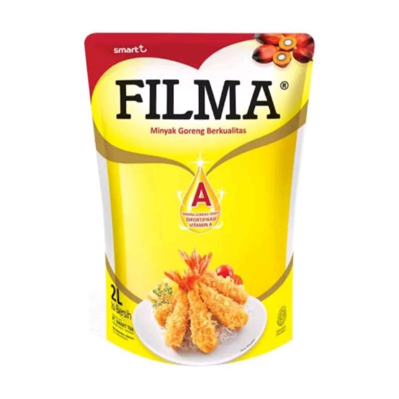 Minyak Goreng Filma Kemasan Refill Pouch 2 Liter / Minyak Makan Filma Refill Bungkus 2liter/ Minyak 