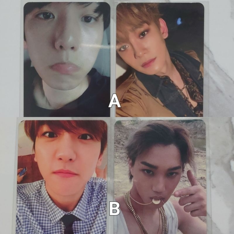 BUNDLE PHOTOCARD ALBUM BAEKHYUN EXO LMR LOVE ME RIGHT M EXODUS EXACT