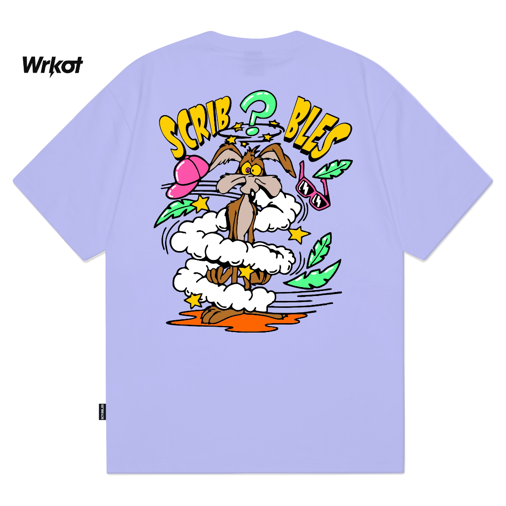 Workout Streetwear x Scribbles Baju_Kaos Distro Coyote Best Seller