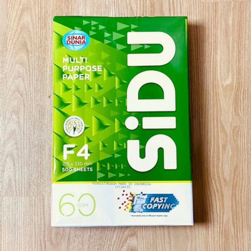 

Kertas HVS Sidu / Sinar Dunia F4 60gram Murah