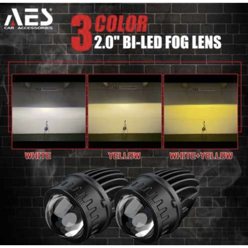 Biled Foglamp Projector AES FX 3 inch 3 warna