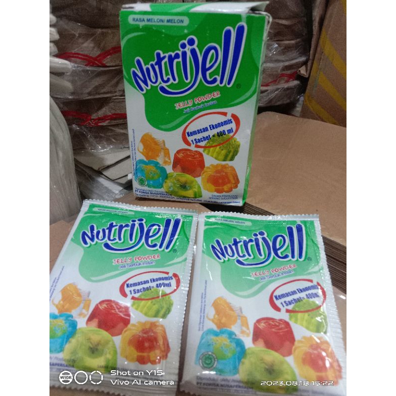 

NUTRIJELL RASA MELON / 1 KOTAK ISI 12pcs @10gr