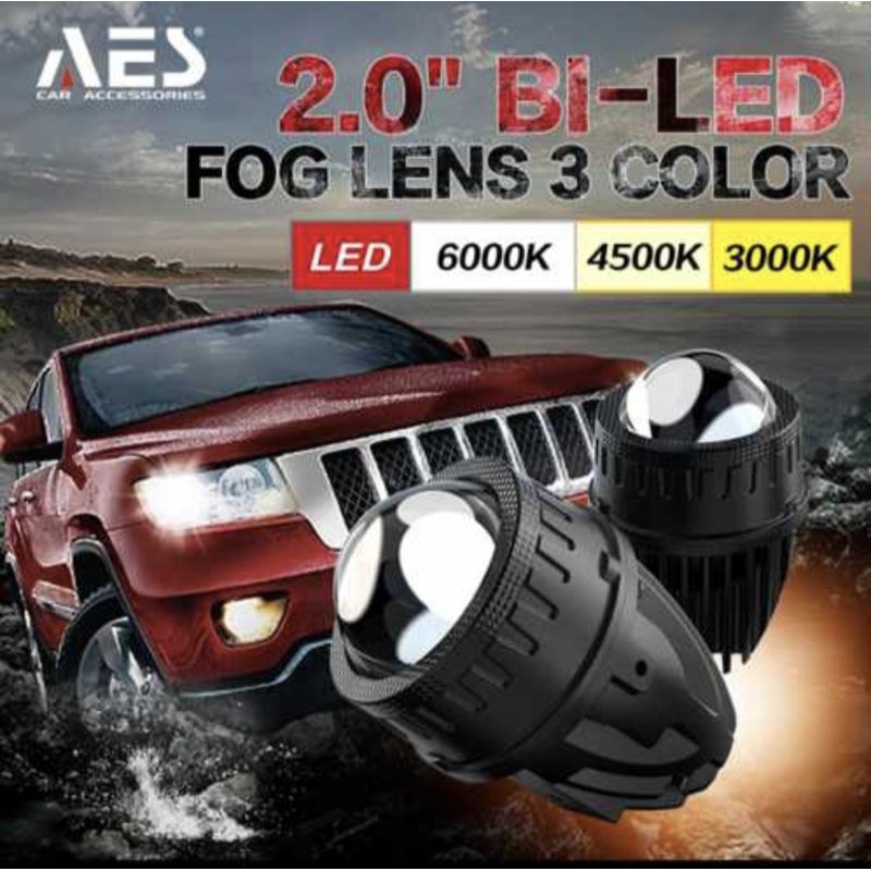 Biled Foglamp Projector Aes 3 inch 3 warna