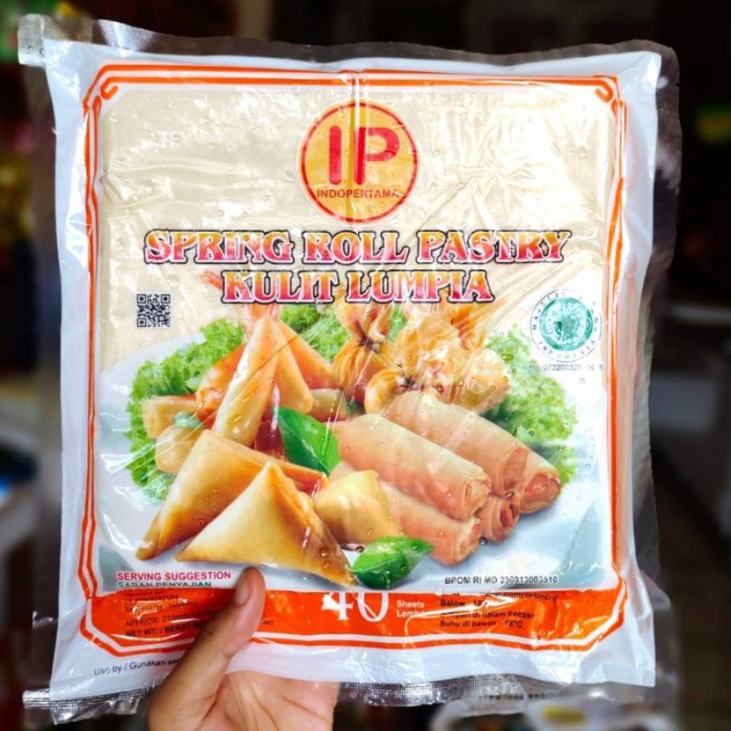 

Spring Roll Pastry IP Kulit Lumpia Besar 8,5 inci isi 40 Sheet