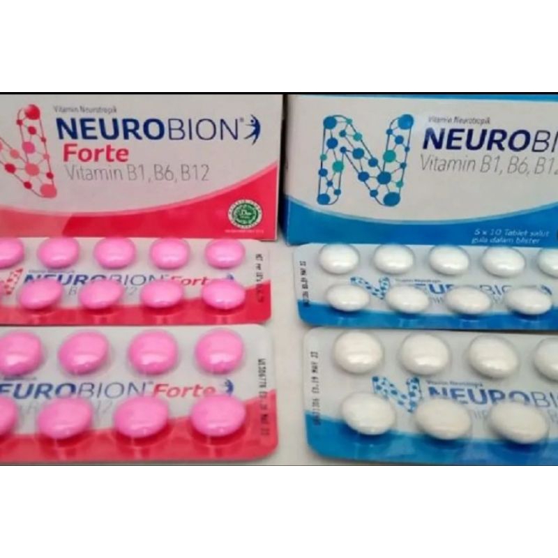 Neurobion/ Neurobion Putih / Neurobion Pink / Neurobion Forte 10 tablet