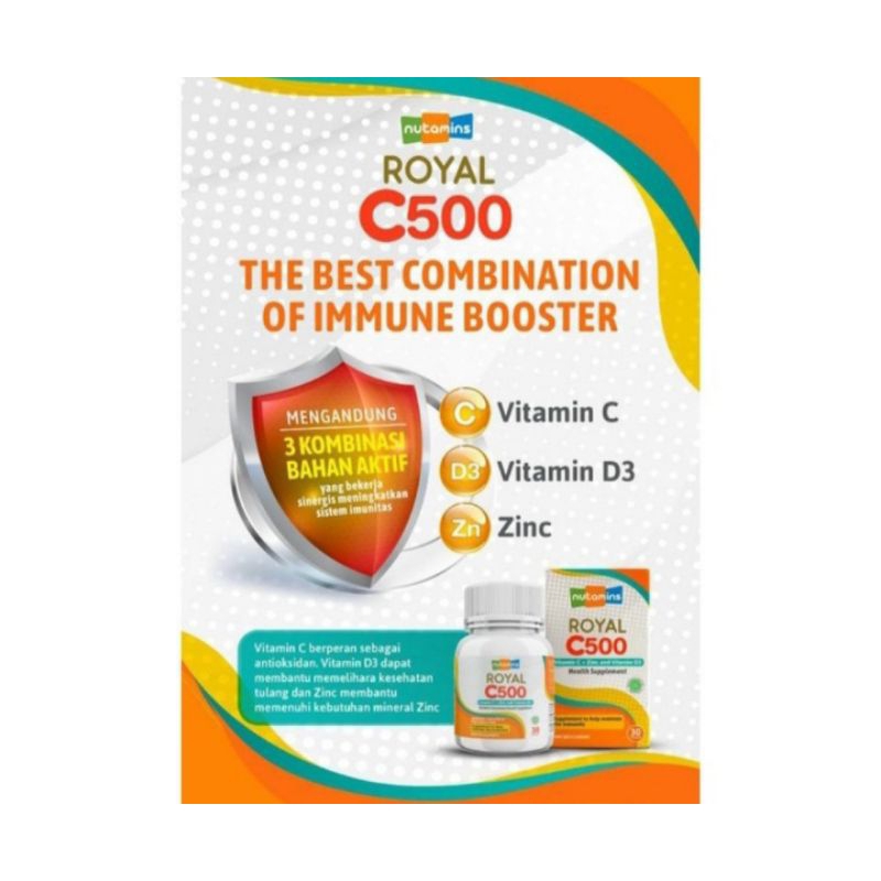 Nutamins Royal C500 Vitamin 30 pcs
