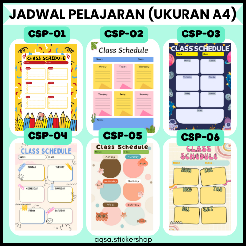 

Jadwal Pelajaran Wipe And Clean / Part 2