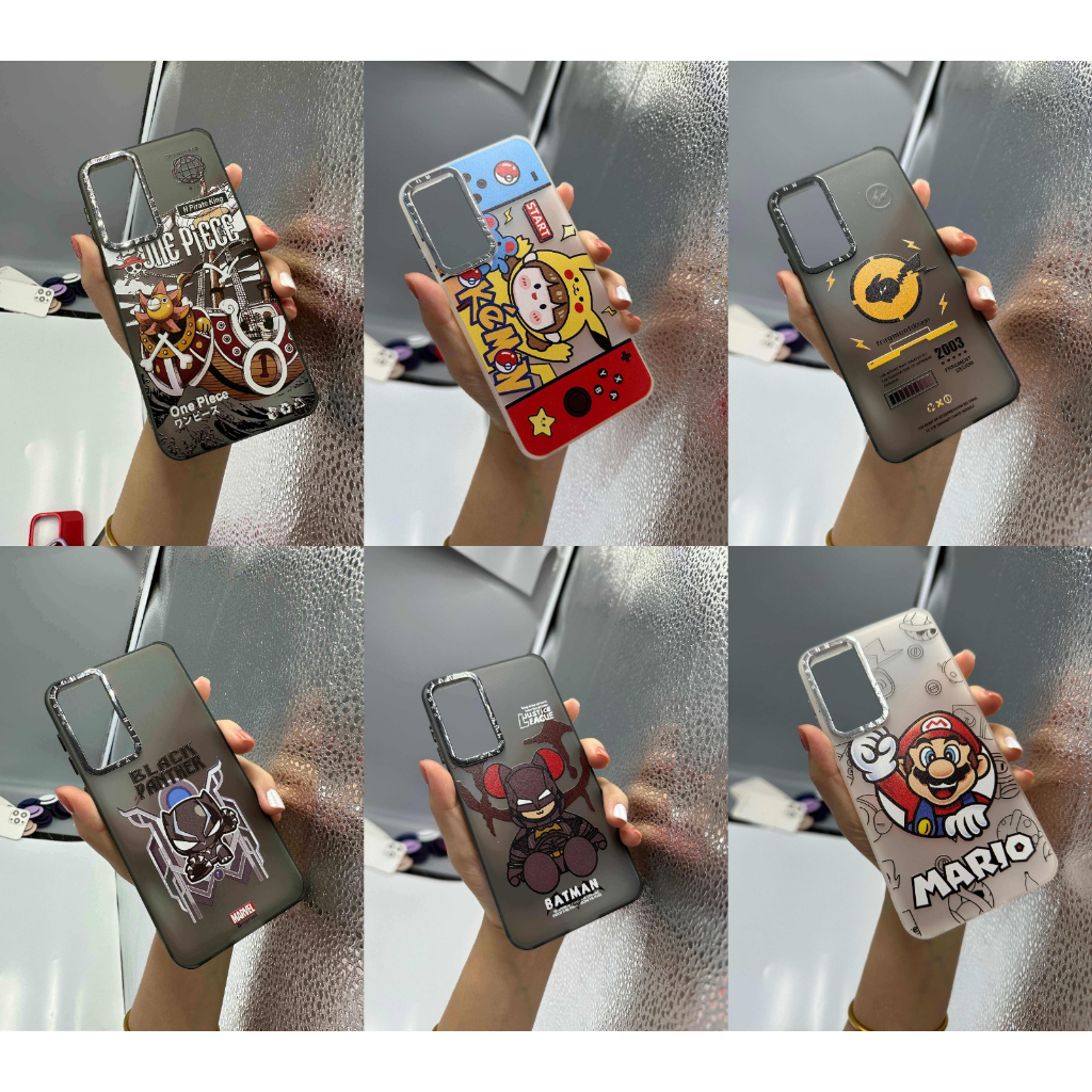 Quickly Gliter Case Motif Mario Bross - One Piece - Pokemon - Marvel - Batman For Iphone 15 - 12 Ser