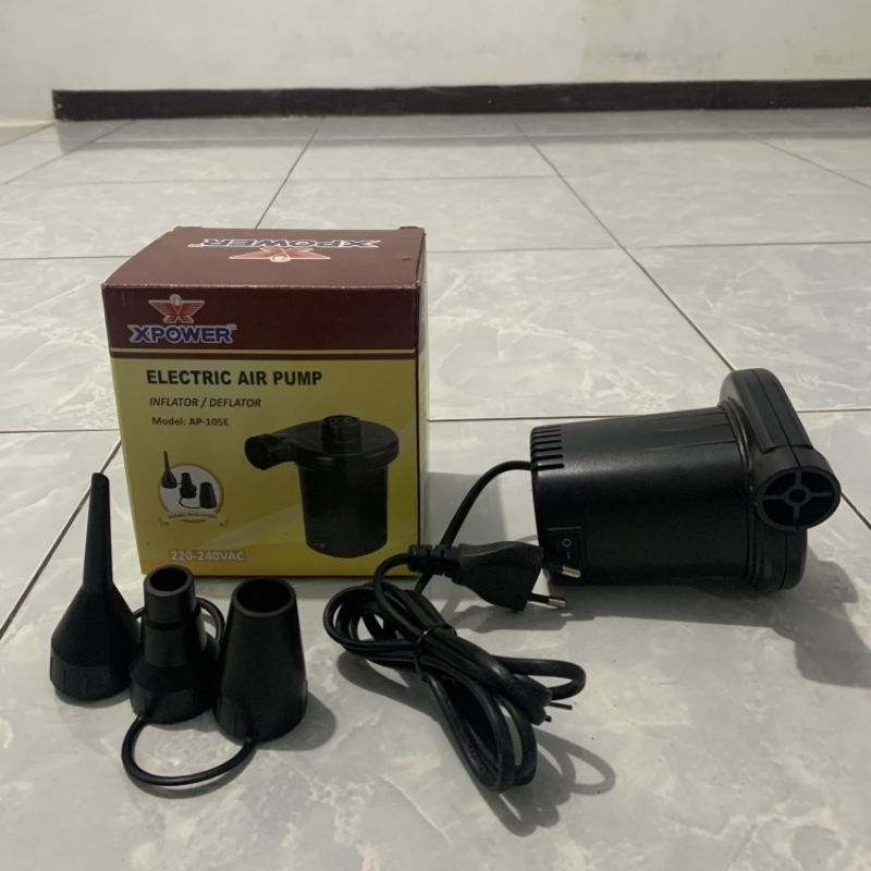 Pompa Angin Listrik - Electric Air Pump Xpower - Pompa Kasur Angin