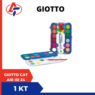 

giotto watercolor blocks 24 colors 30mm /cat air 24 warna