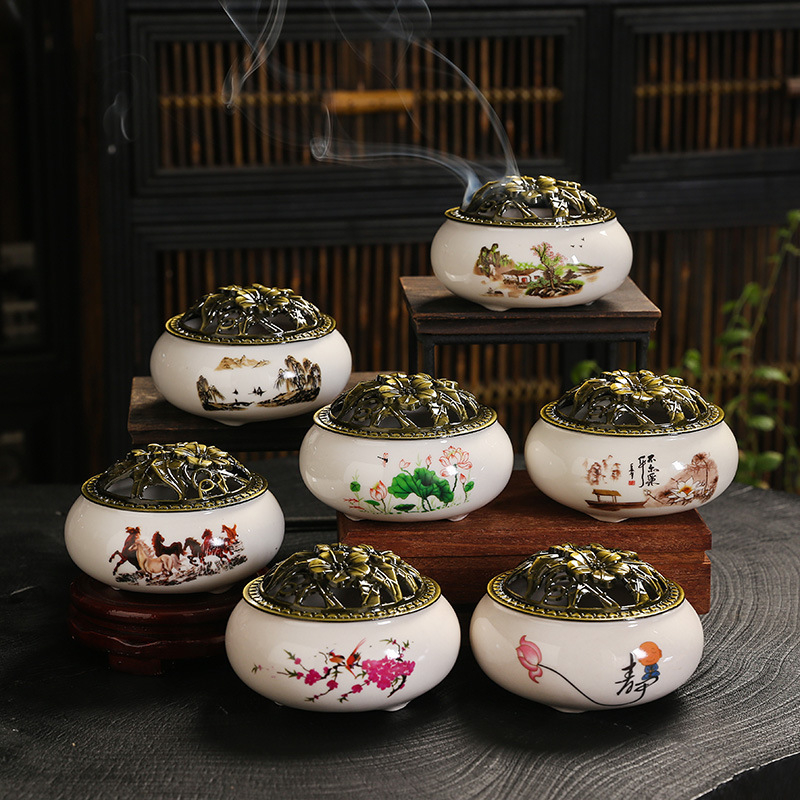 Tempat Bakar Hio Dupa | Keramik Tempat Bakar Dupa Lingkar